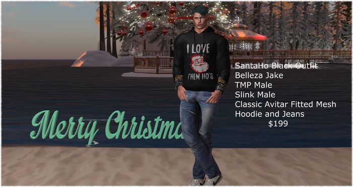 Santa Ho Black Set-MP