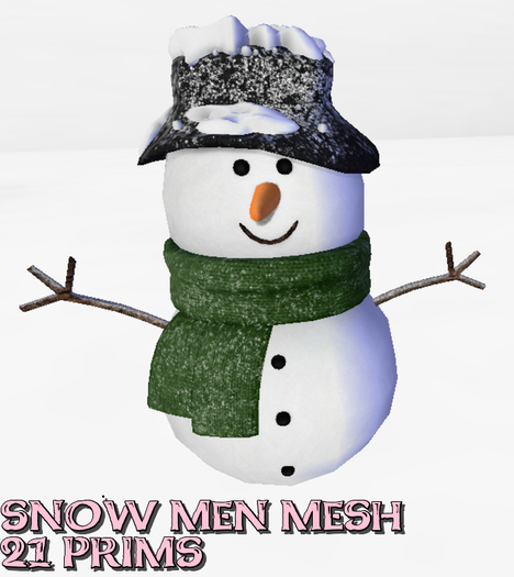 snow men green