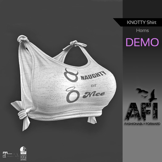 AFI Designs Knotty Shirt Horns (DEMO) *add me*