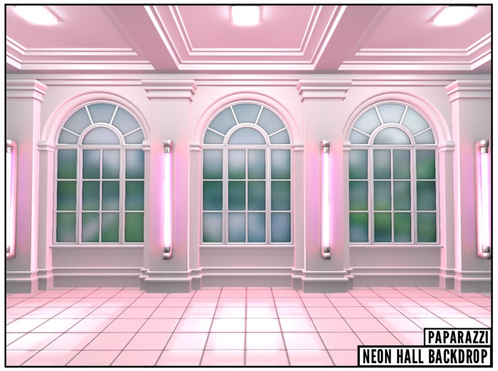Paparazzi - BACKDROP - Neon Hall - PINK