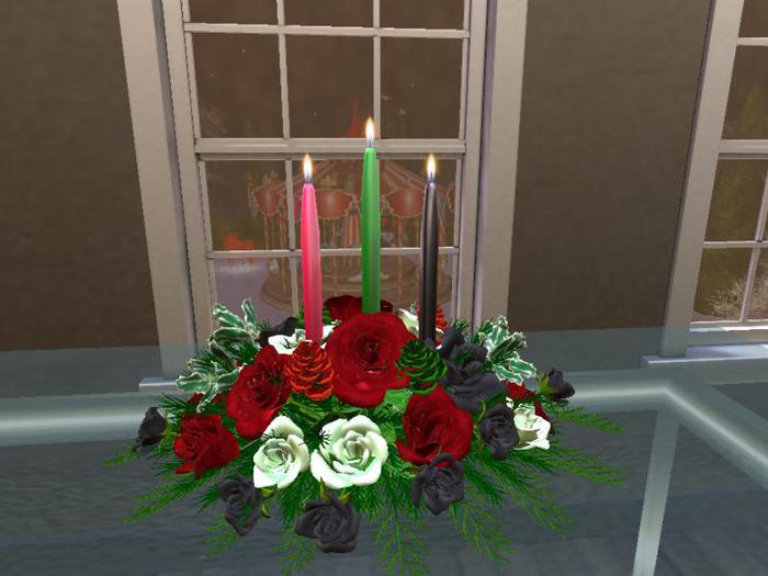 2018 Kwanzza center with candles