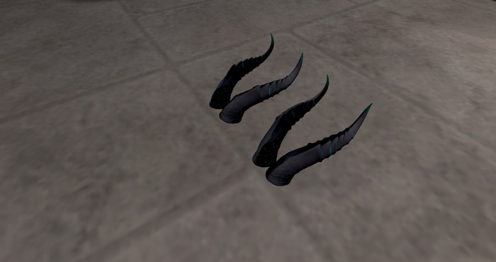 Angelcakes Jomo Horns Black/Teal spots