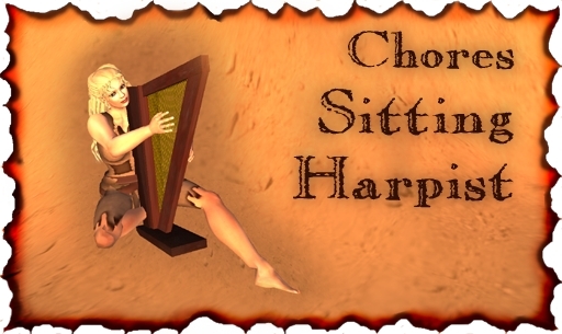 Chores  - Sitting Harpist