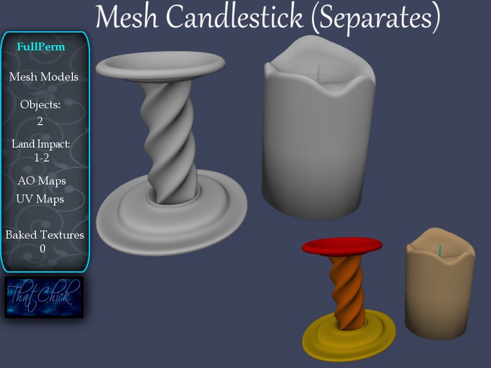 ~tc~ Mesh Candlestick Separates FullPerm Kit
