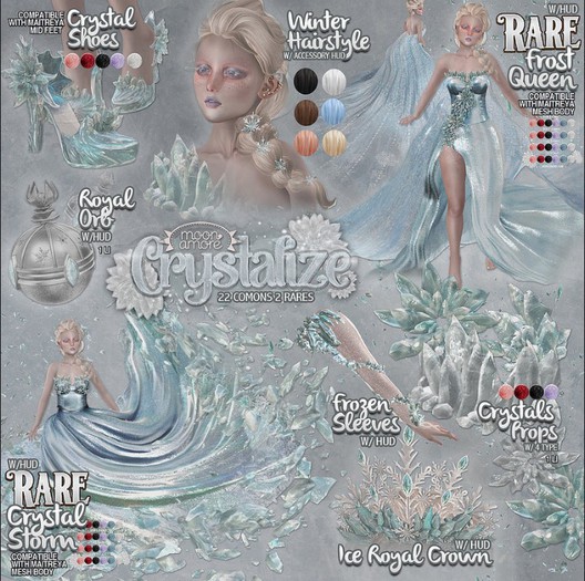 :Moon Amore: Crystallize / Crystals Props / ONYX