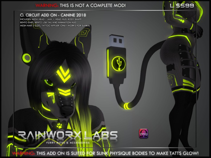 [RL] OMEGA FEMALE - CIRCUIT ADD ON 2018 - CANINE- TOXIC