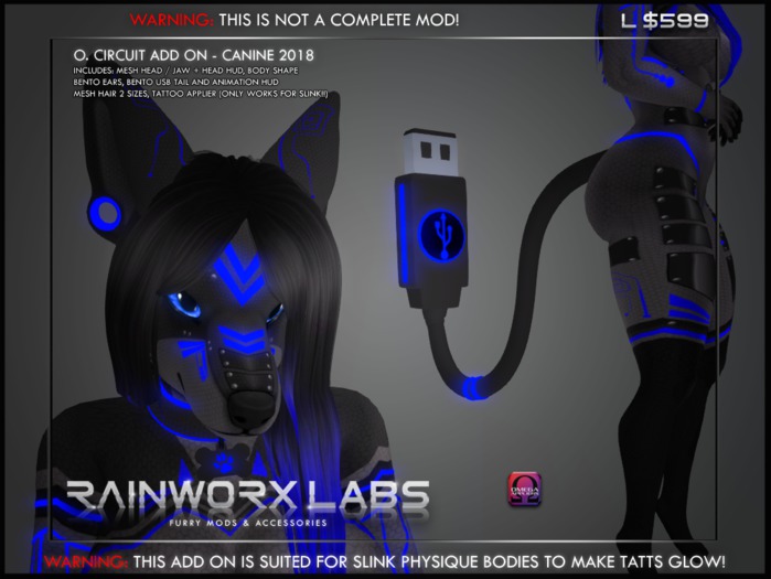 [RL] OMEGA FEMALE - CIRCUIT ADD ON 2018 - CANINE- BLUE