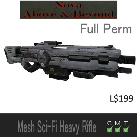 Mesh Sci-Fi Heavy Rifle Full Perm