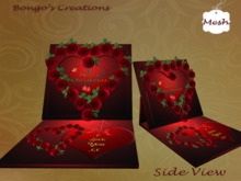 Merry Christmas. Plaque Card. P27 With Roses.