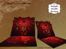 Merry Christmas. Plaque Card. P29 With Roses.