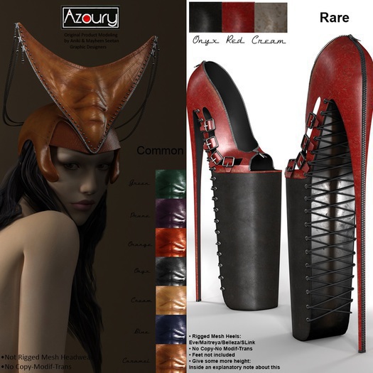 AZOURY - Laurette Heels Cream RARE