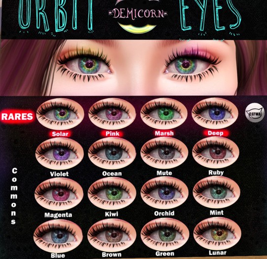 {Demicorn} Orbit Eyes - Deep RARE