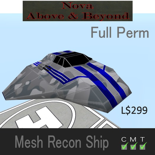 Mesh Recon Ship Full Perm