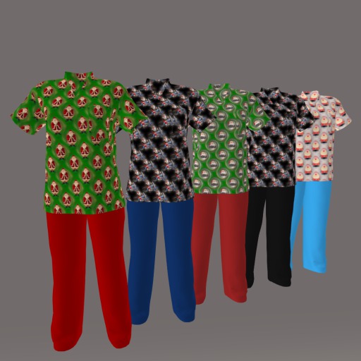 Ladies Santa Scrubs 5-Pack