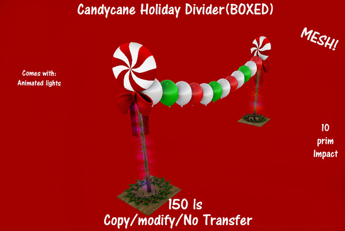 Candycane Holiday Divider(BOXED)/