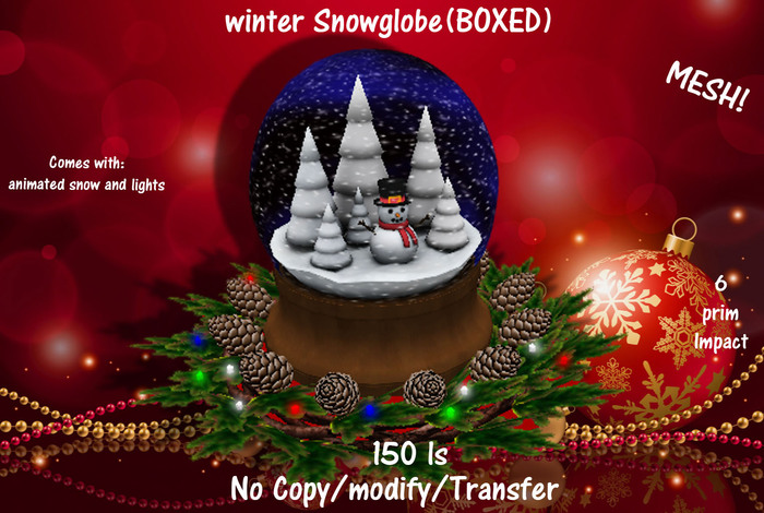 winter Snowglobe(BOXED)