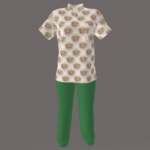 Ladies Bear Stockings Scrubs