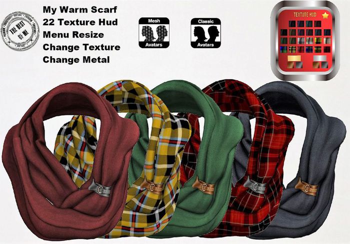 My Warm Scarf 22 Texture Hud Menu Resize