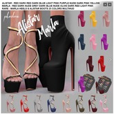 phedora ~ Marla heels ~ Maitreya DARK RED