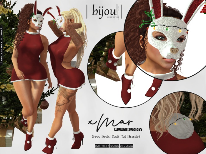 bijou. xmas playbunny 