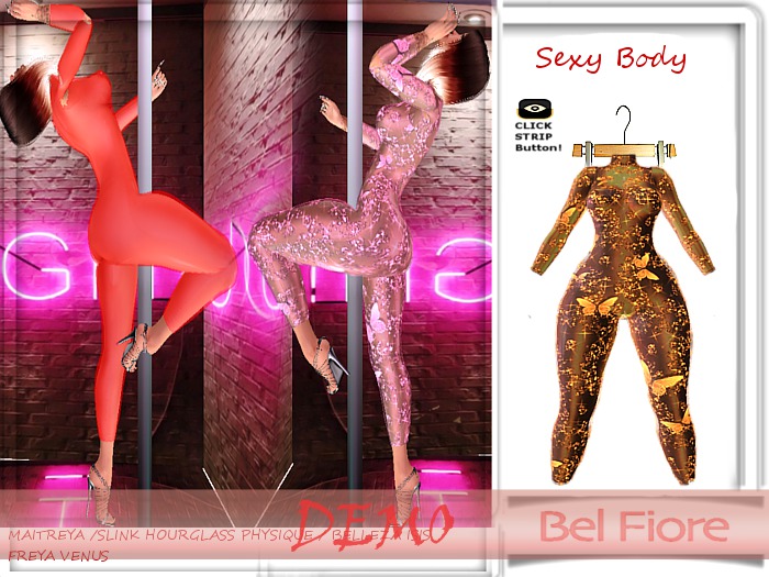 :::BEL FIORE::SEXY BODY GLITTER & TRANSPARENCE DEMO