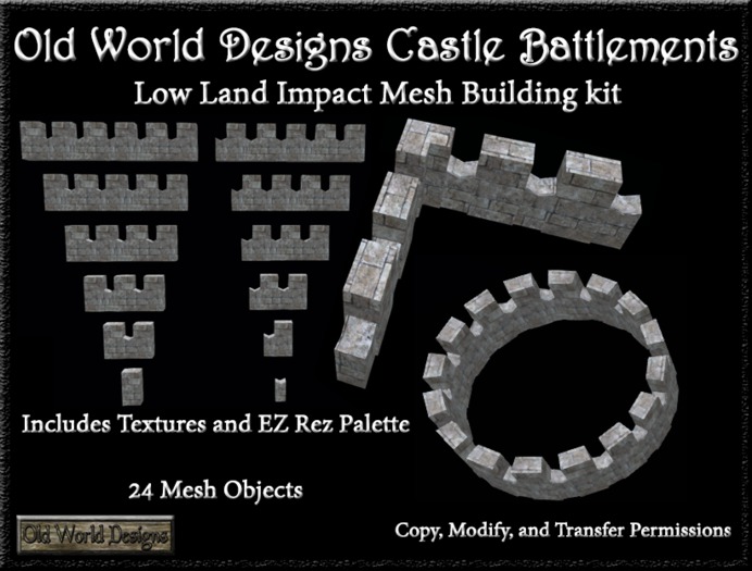 OWD Castle battlements boxed