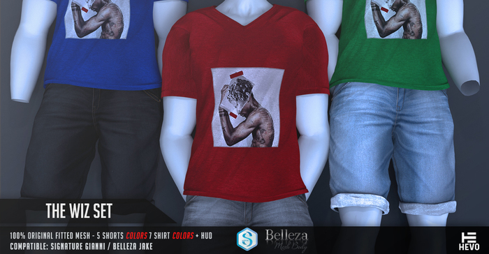 HEVO - Wiz Shirts - Fatpack B.