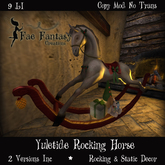 *(FFC)* Yuletide Rocking Horse  BOXED