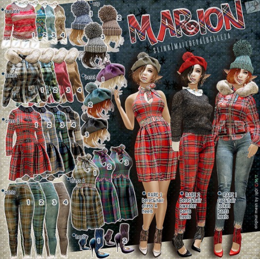 !gO! Marion 2 RARE Set - slink physique