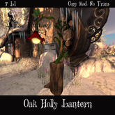 *(FFC)* Oak Holly Lantern   BOXED