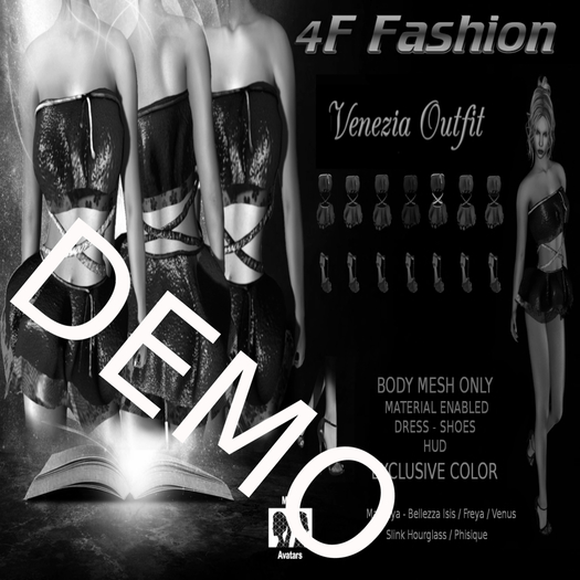 4F Fashion DEMO Venezia DRESS (wear to unpack)