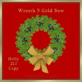 Christmas Wreath 3 Gold - Box