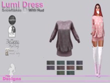 Lumi Dress With Hud Snowflakes