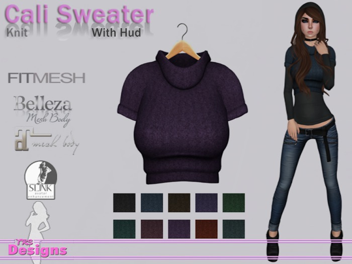 Cali Sweater With Hud Knit