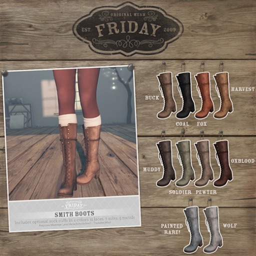 fri. - Smith Boots (Painted) RARE