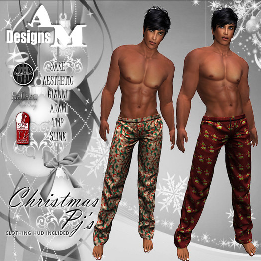 Male Christmas Pj's