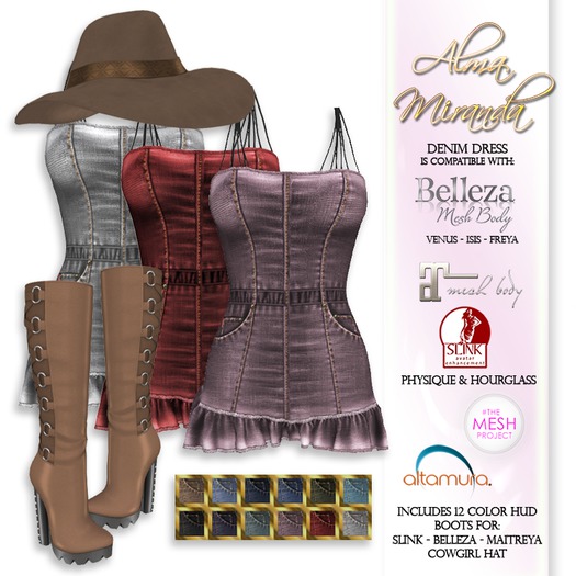.: AlmaMiranda :. The Ranch Life Denim Dress