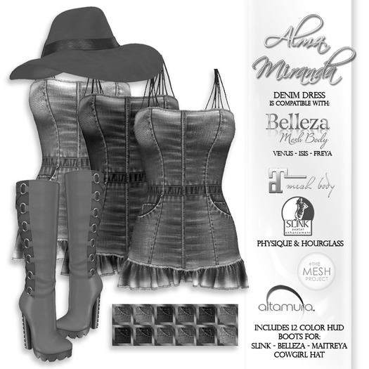 DEMO .: AlmaMiranda :. The Ranch Life Denim Dress
