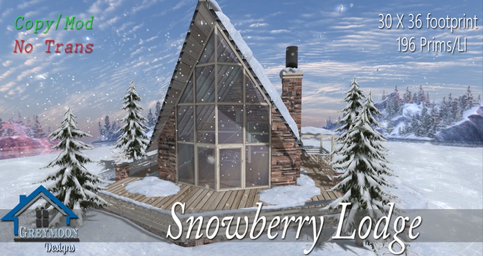 {Greymoon Designs} [BOXED] ~ Snowberry Lodge