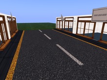 Road with eight shops