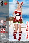 [Nirvana Fashion] - Female Christmas Outfit-[Sweet Reindeer]3 - FITTED