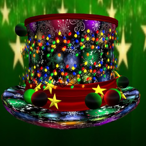 Groovy Christmas Hatbox V1