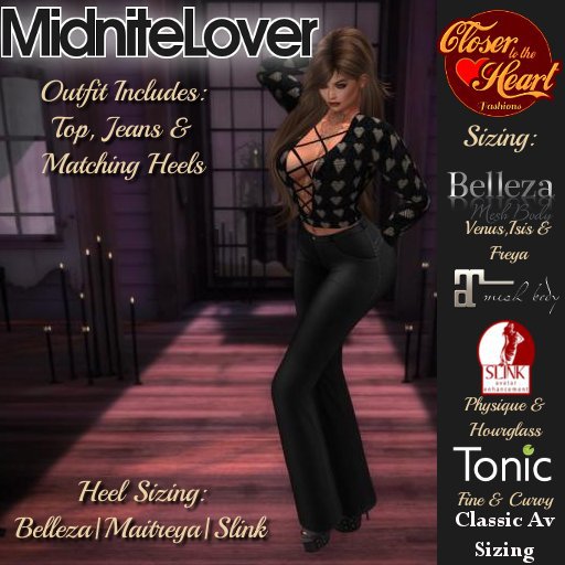 MidniteLover Jeans Outfiit**