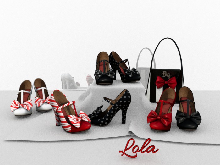.: RatzCatz :. Heels *Lola* dots (wear & touch 2 unpack)