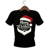 Merry Christmas Everyone Tee - For Men w/ HAT (L, M, S Sizes)