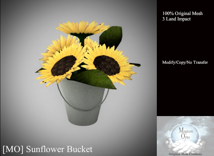 [MO] Sunflower Bucket (Boxed)