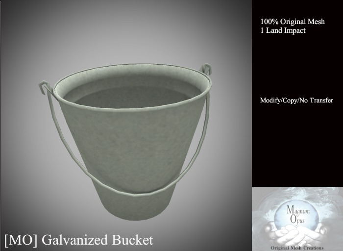[MO] Galvanized Bucket