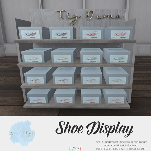 Zoobatos  - Shoe Display (WEAR TO UNPACK)