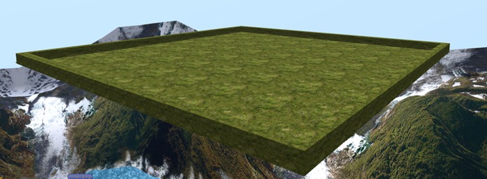 FULL PERM GRASSY SKY PLATFORM 64m x 64m