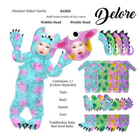 Delore . Monster Maker - Purple Tail